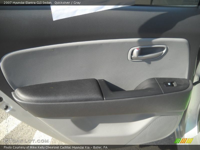 Quicksilver / Gray 2007 Hyundai Elantra GLS Sedan