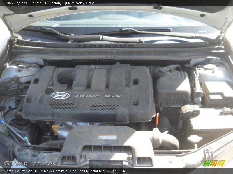 Quicksilver / Gray 2007 Hyundai Elantra GLS Sedan