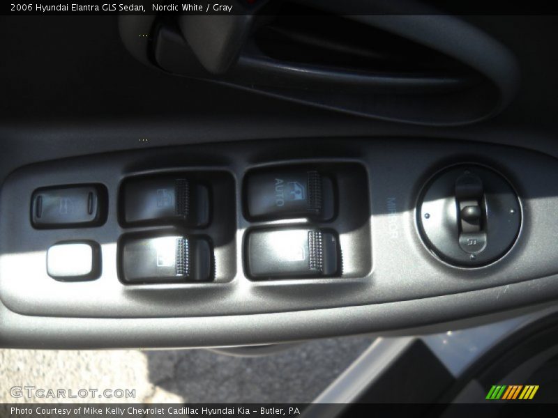 Nordic White / Gray 2006 Hyundai Elantra GLS Sedan