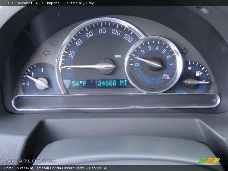 Imperial Blue Metallic / Gray 2011 Chevrolet HHR LT