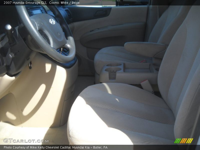 Cosmic White / Beige 2007 Hyundai Entourage GLS