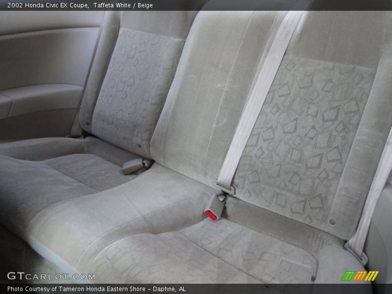 Taffeta White / Beige 2002 Honda Civic EX Coupe
