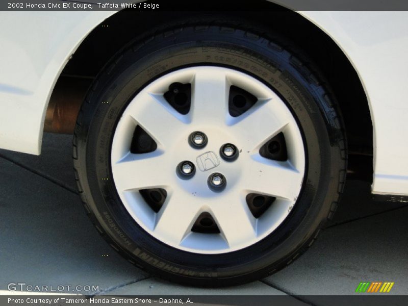Taffeta White / Beige 2002 Honda Civic EX Coupe