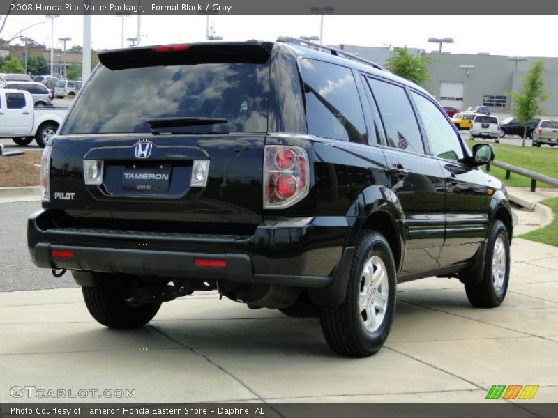 Formal Black / Gray 2008 Honda Pilot Value Package