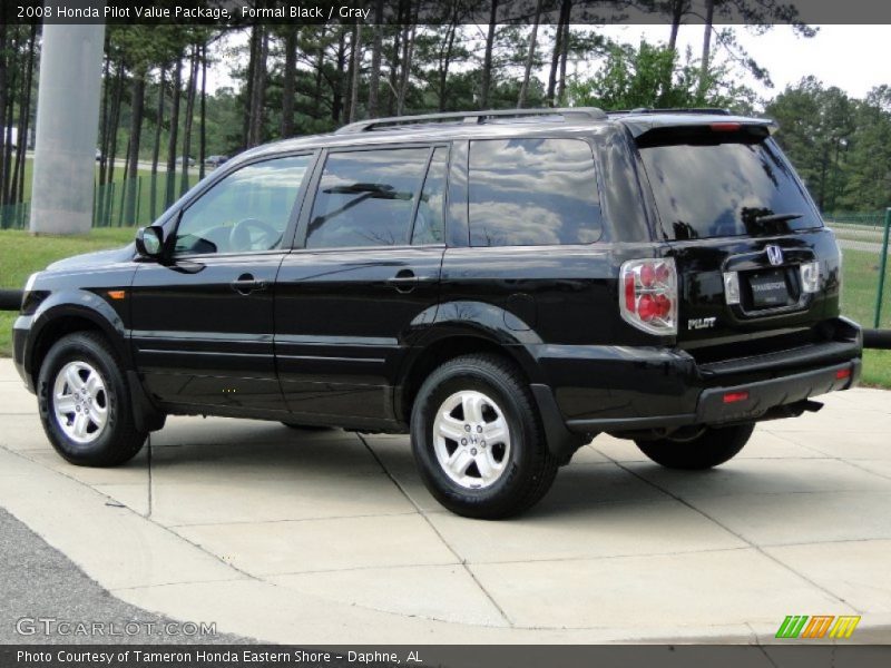 Formal Black / Gray 2008 Honda Pilot Value Package