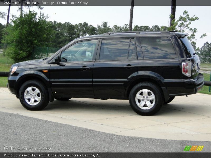 Formal Black / Gray 2008 Honda Pilot Value Package