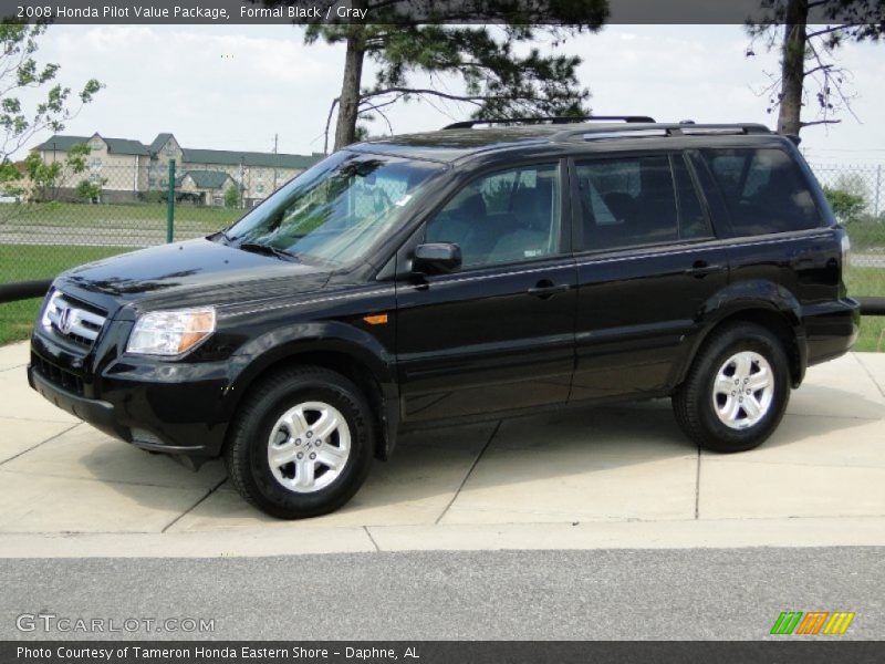 Formal Black / Gray 2008 Honda Pilot Value Package
