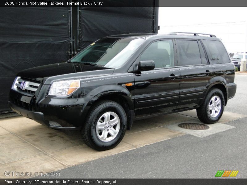 Formal Black / Gray 2008 Honda Pilot Value Package