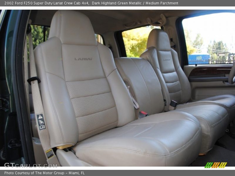 Front Seat of 2002 F250 Super Duty Lariat Crew Cab 4x4