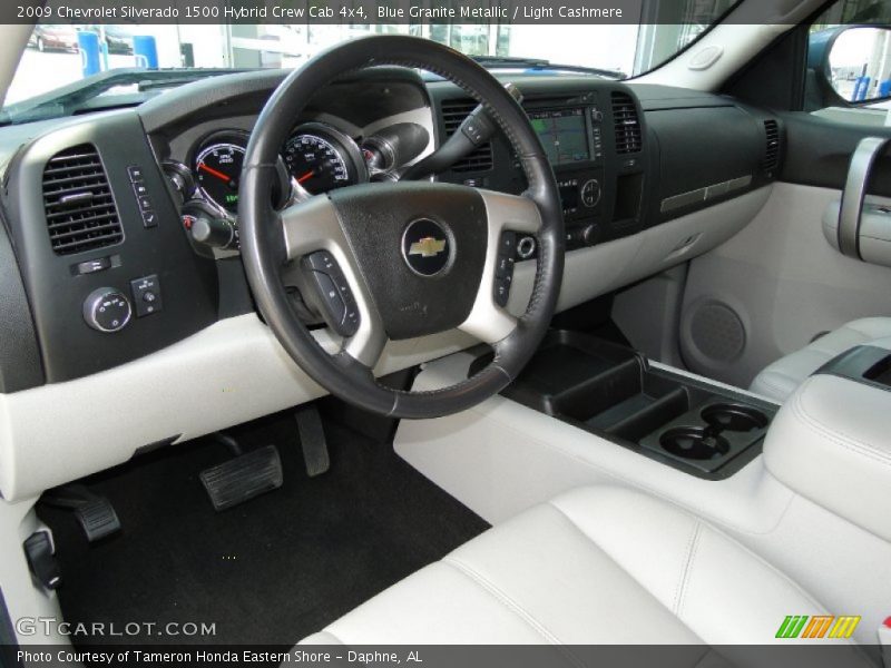  2009 Silverado 1500 Hybrid Crew Cab 4x4 Light Cashmere Interior