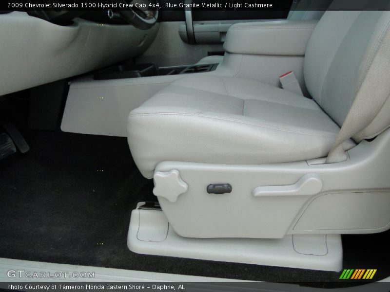 Blue Granite Metallic / Light Cashmere 2009 Chevrolet Silverado 1500 Hybrid Crew Cab 4x4