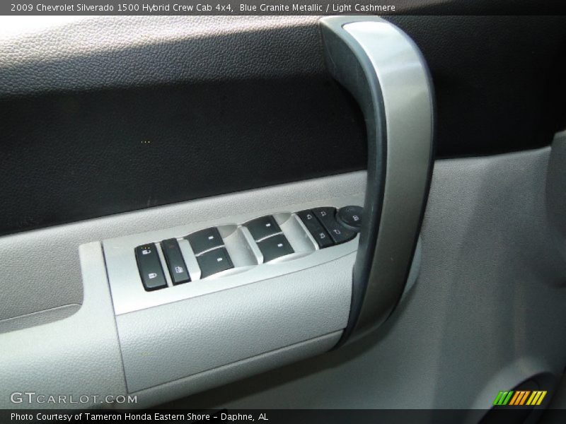 Blue Granite Metallic / Light Cashmere 2009 Chevrolet Silverado 1500 Hybrid Crew Cab 4x4