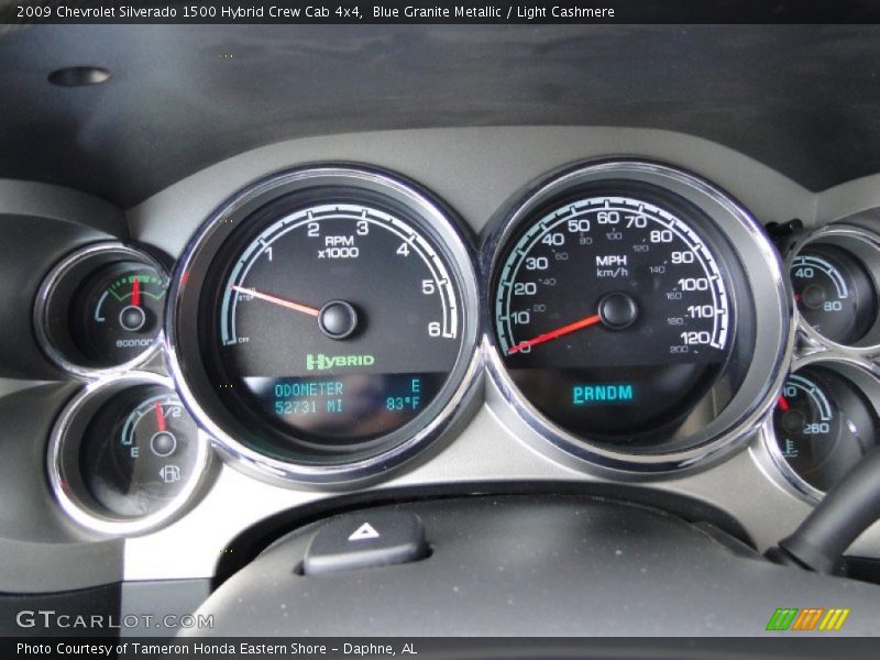  2009 Silverado 1500 Hybrid Crew Cab 4x4 Hybrid Crew Cab 4x4 Gauges