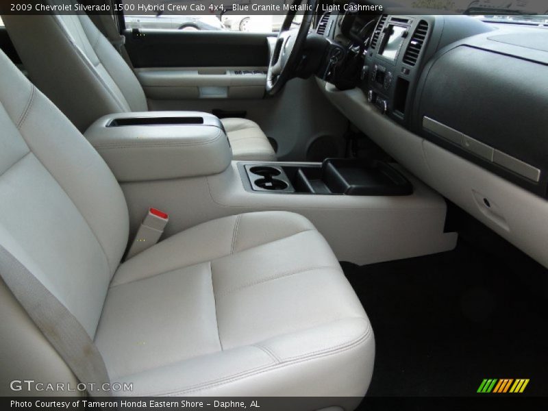 Blue Granite Metallic / Light Cashmere 2009 Chevrolet Silverado 1500 Hybrid Crew Cab 4x4