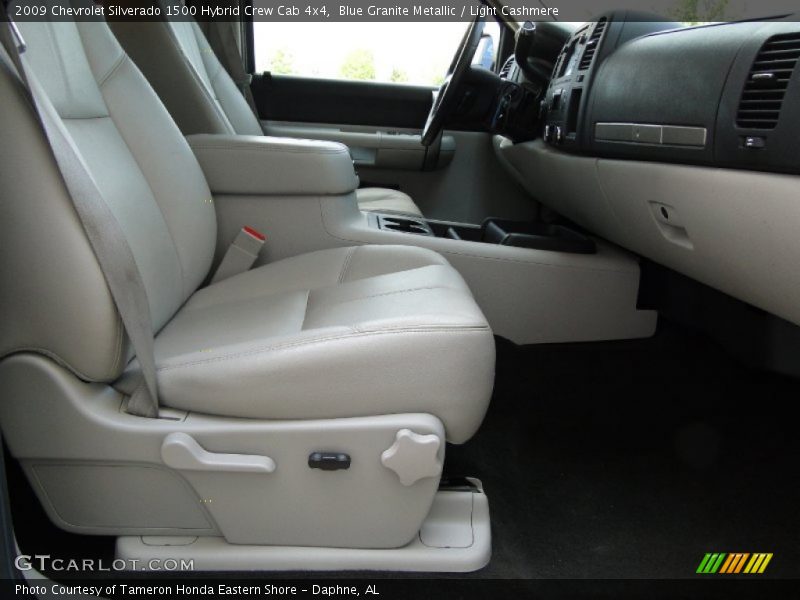 Blue Granite Metallic / Light Cashmere 2009 Chevrolet Silverado 1500 Hybrid Crew Cab 4x4