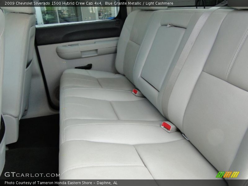 Blue Granite Metallic / Light Cashmere 2009 Chevrolet Silverado 1500 Hybrid Crew Cab 4x4