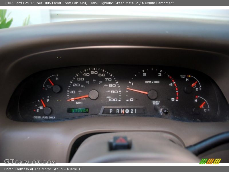  2002 F250 Super Duty Lariat Crew Cab 4x4 Lariat Crew Cab 4x4 Gauges