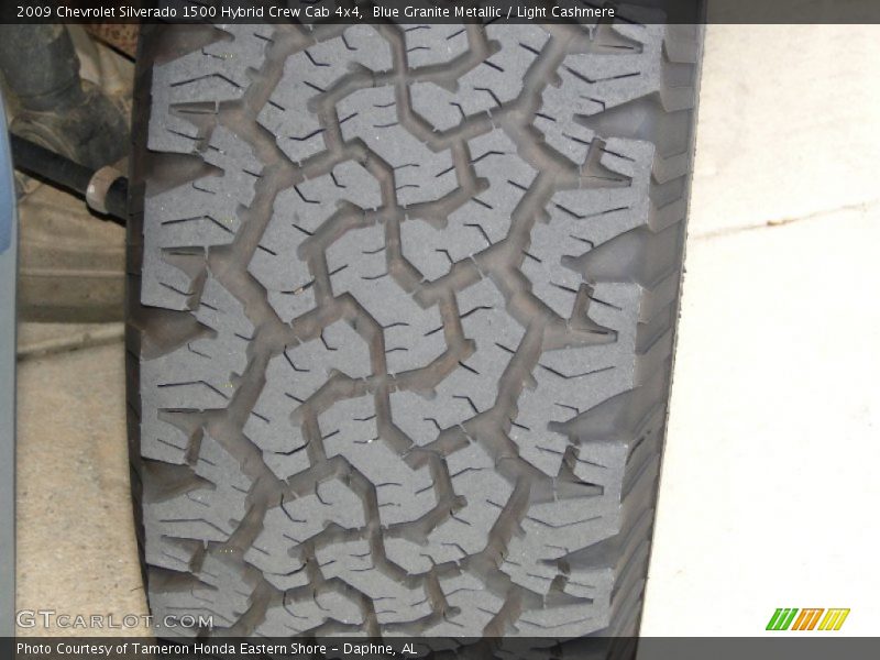 Blue Granite Metallic / Light Cashmere 2009 Chevrolet Silverado 1500 Hybrid Crew Cab 4x4