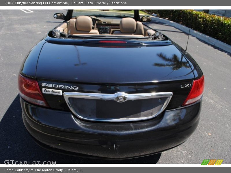 Brilliant Black Crystal / Sandstone 2004 Chrysler Sebring LXi Convertible