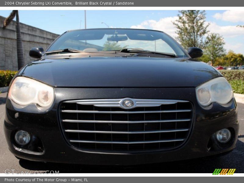 Brilliant Black Crystal / Sandstone 2004 Chrysler Sebring LXi Convertible