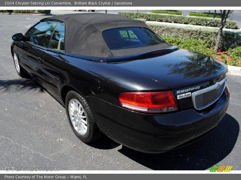 Brilliant Black Crystal / Sandstone 2004 Chrysler Sebring LXi Convertible
