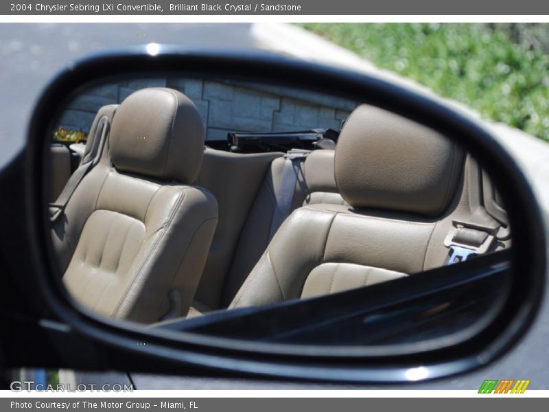 Brilliant Black Crystal / Sandstone 2004 Chrysler Sebring LXi Convertible
