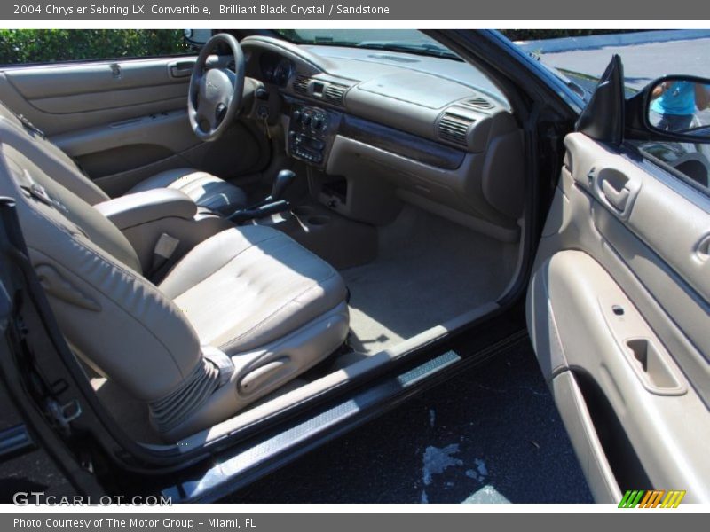Brilliant Black Crystal / Sandstone 2004 Chrysler Sebring LXi Convertible