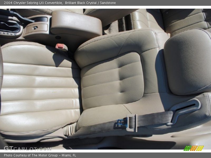 Brilliant Black Crystal / Sandstone 2004 Chrysler Sebring LXi Convertible