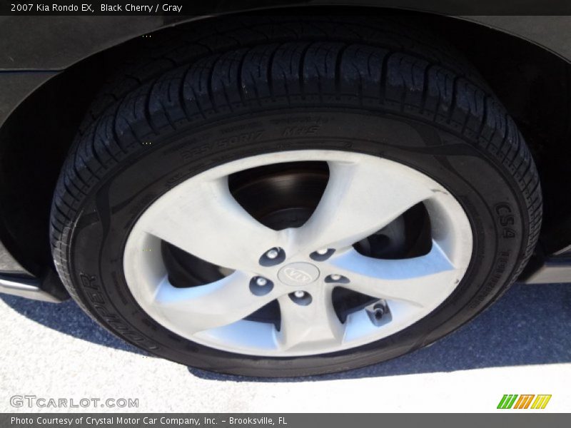 Black Cherry / Gray 2007 Kia Rondo EX
