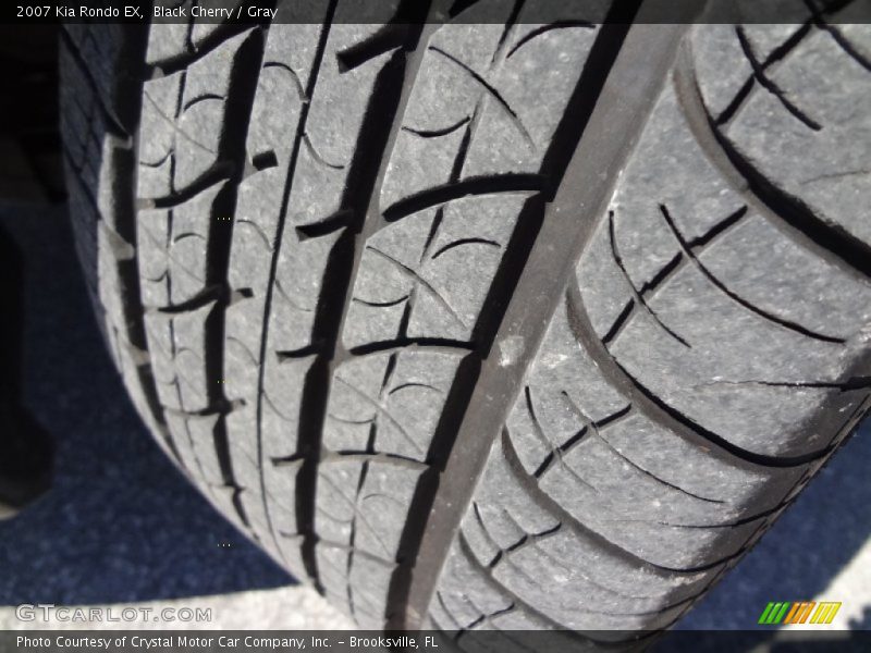 Black Cherry / Gray 2007 Kia Rondo EX