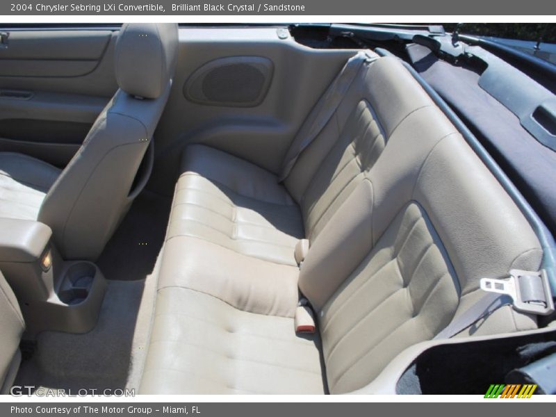 Brilliant Black Crystal / Sandstone 2004 Chrysler Sebring LXi Convertible