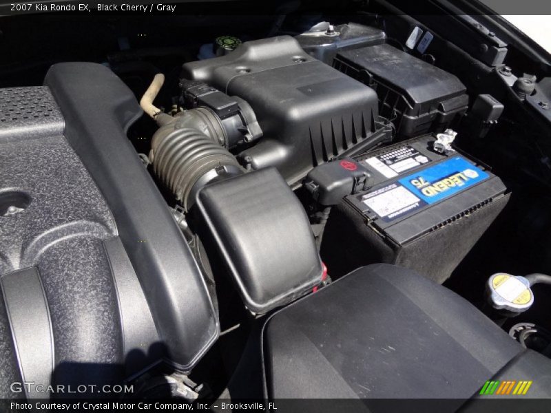 Black Cherry / Gray 2007 Kia Rondo EX