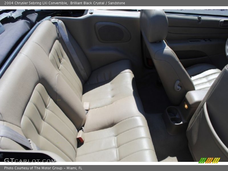 Brilliant Black Crystal / Sandstone 2004 Chrysler Sebring LXi Convertible