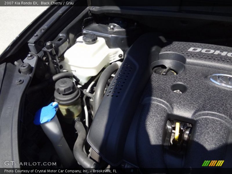 Black Cherry / Gray 2007 Kia Rondo EX