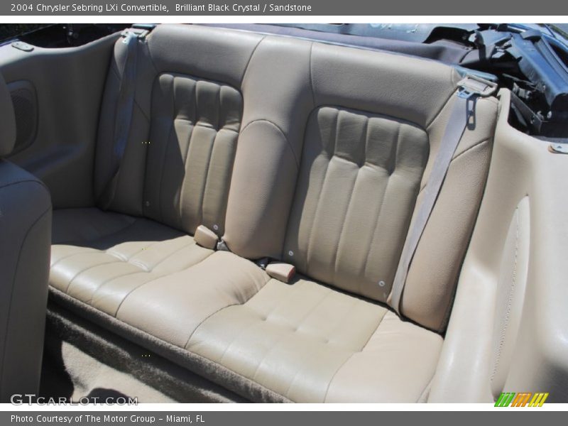 Brilliant Black Crystal / Sandstone 2004 Chrysler Sebring LXi Convertible