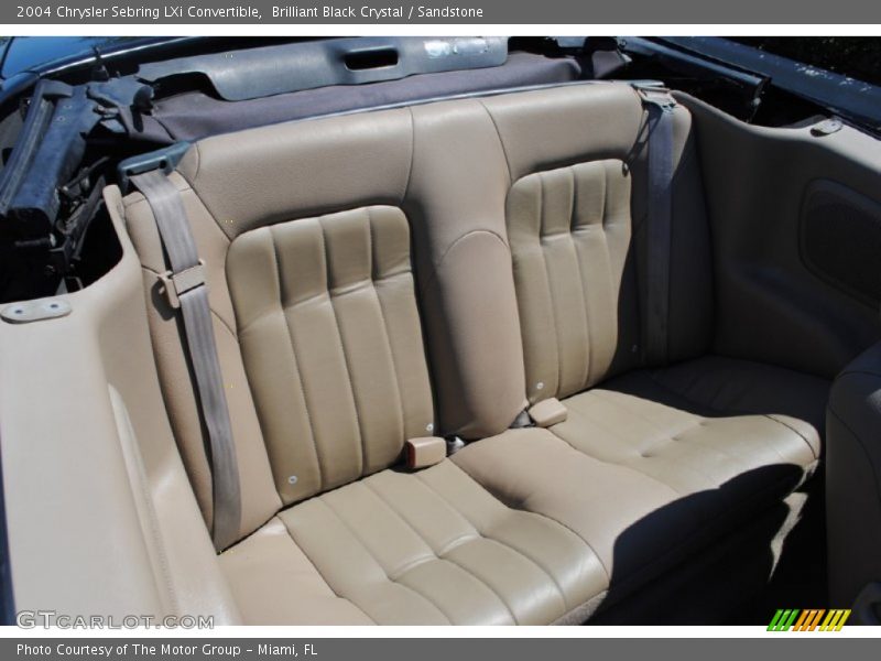 Brilliant Black Crystal / Sandstone 2004 Chrysler Sebring LXi Convertible