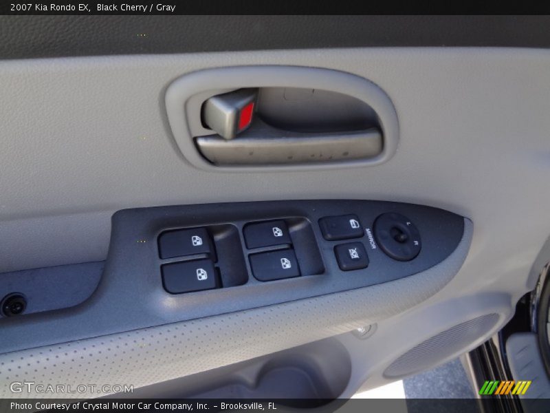 Black Cherry / Gray 2007 Kia Rondo EX