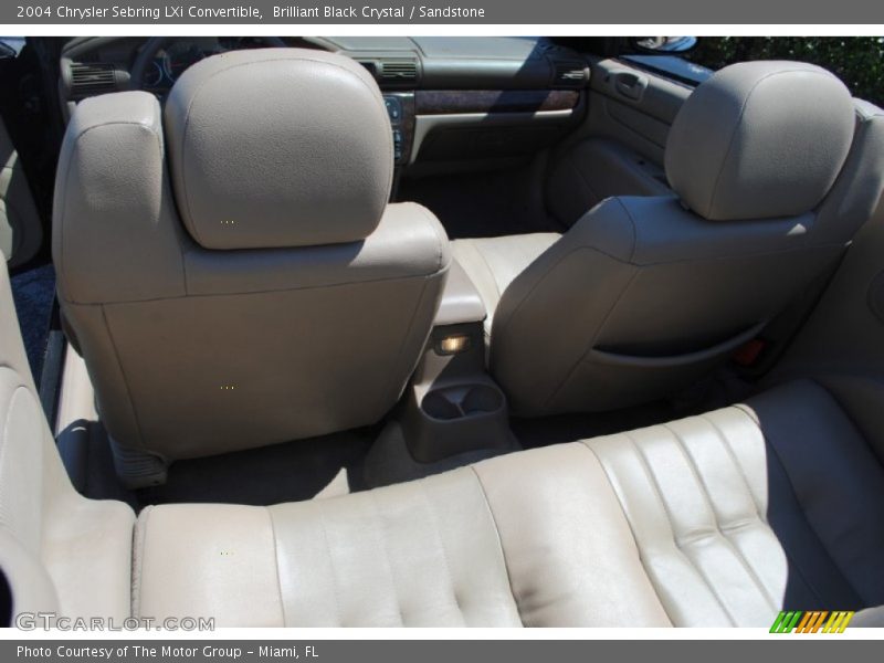 Brilliant Black Crystal / Sandstone 2004 Chrysler Sebring LXi Convertible