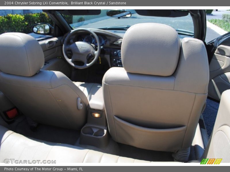 Brilliant Black Crystal / Sandstone 2004 Chrysler Sebring LXi Convertible