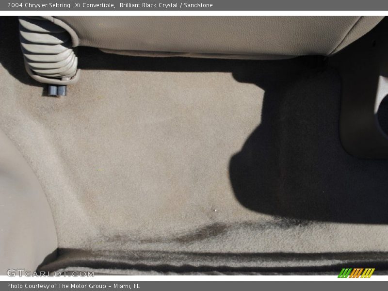 Brilliant Black Crystal / Sandstone 2004 Chrysler Sebring LXi Convertible