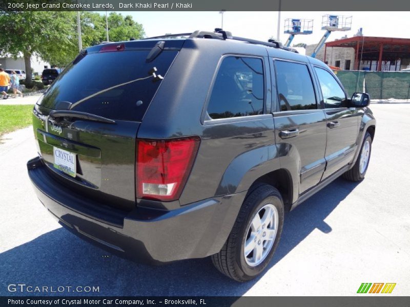 Dark Khaki Pearl / Khaki 2006 Jeep Grand Cherokee Laredo