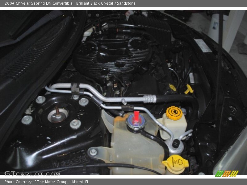Brilliant Black Crystal / Sandstone 2004 Chrysler Sebring LXi Convertible