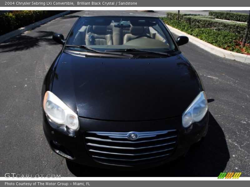 Brilliant Black Crystal / Sandstone 2004 Chrysler Sebring LXi Convertible