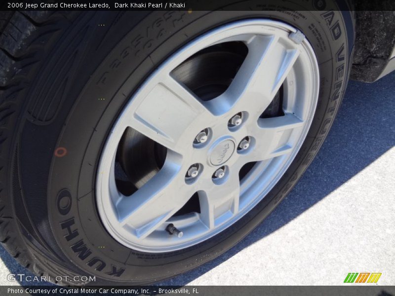 Dark Khaki Pearl / Khaki 2006 Jeep Grand Cherokee Laredo