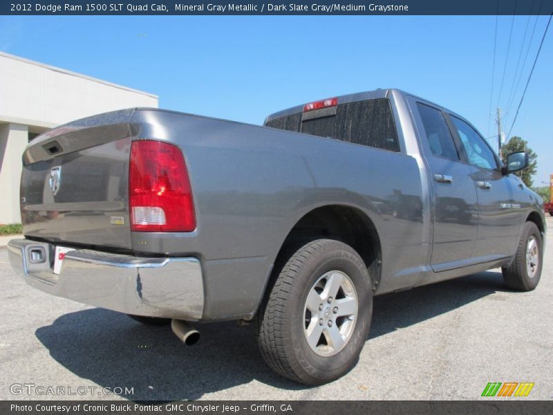 Mineral Gray Metallic / Dark Slate Gray/Medium Graystone 2012 Dodge Ram 1500 SLT Quad Cab