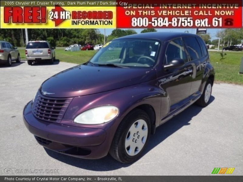 Dark Plum Pearl / Dark Slate Gray 2005 Chrysler PT Cruiser Touring