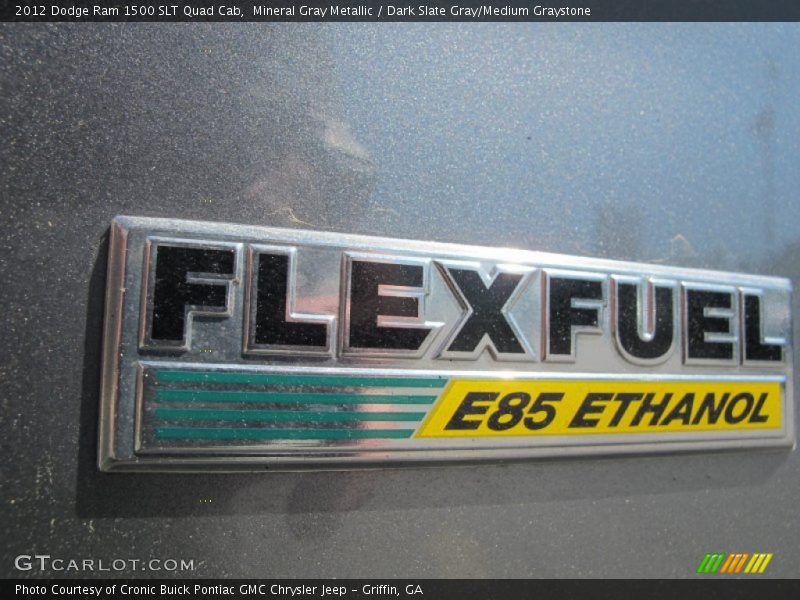 Mineral Gray Metallic / Dark Slate Gray/Medium Graystone 2012 Dodge Ram 1500 SLT Quad Cab