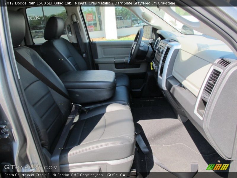 Mineral Gray Metallic / Dark Slate Gray/Medium Graystone 2012 Dodge Ram 1500 SLT Quad Cab