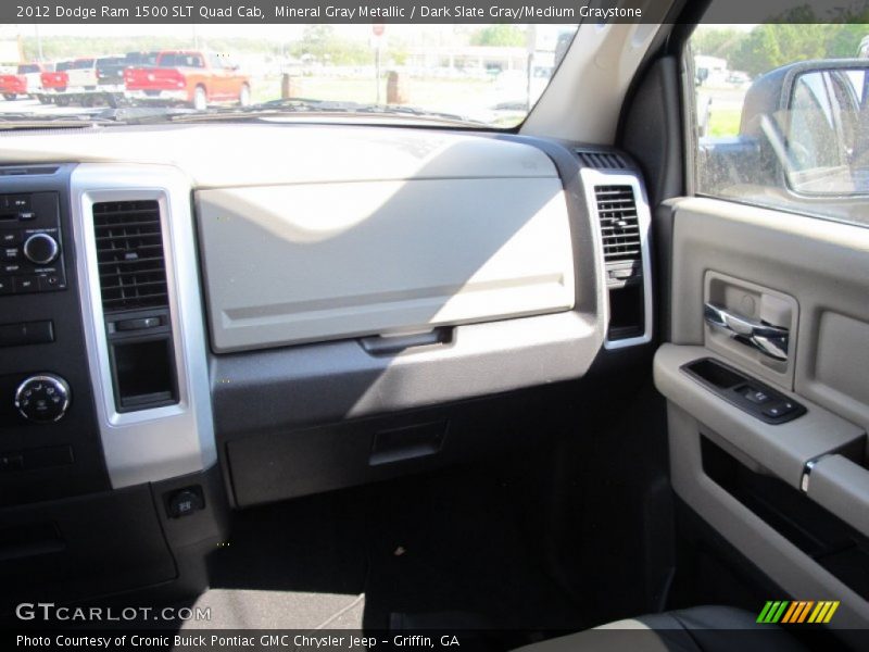 Mineral Gray Metallic / Dark Slate Gray/Medium Graystone 2012 Dodge Ram 1500 SLT Quad Cab
