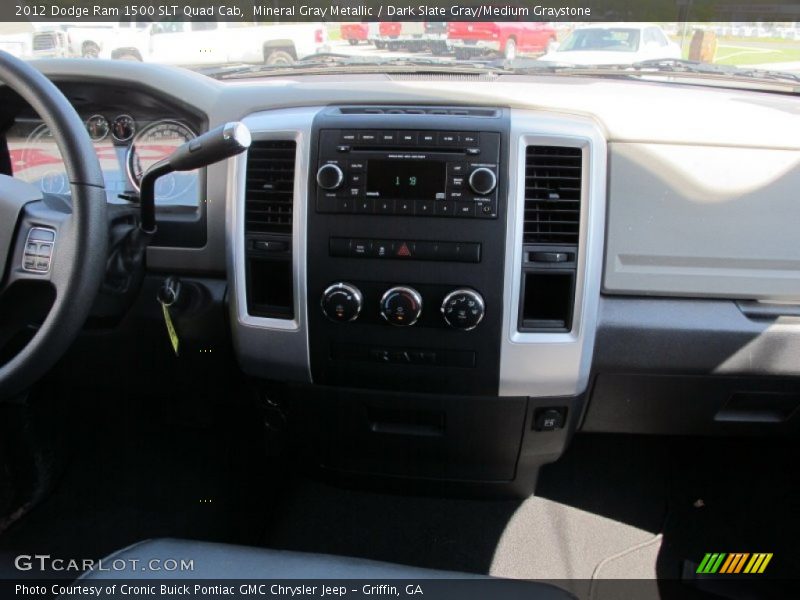 Mineral Gray Metallic / Dark Slate Gray/Medium Graystone 2012 Dodge Ram 1500 SLT Quad Cab